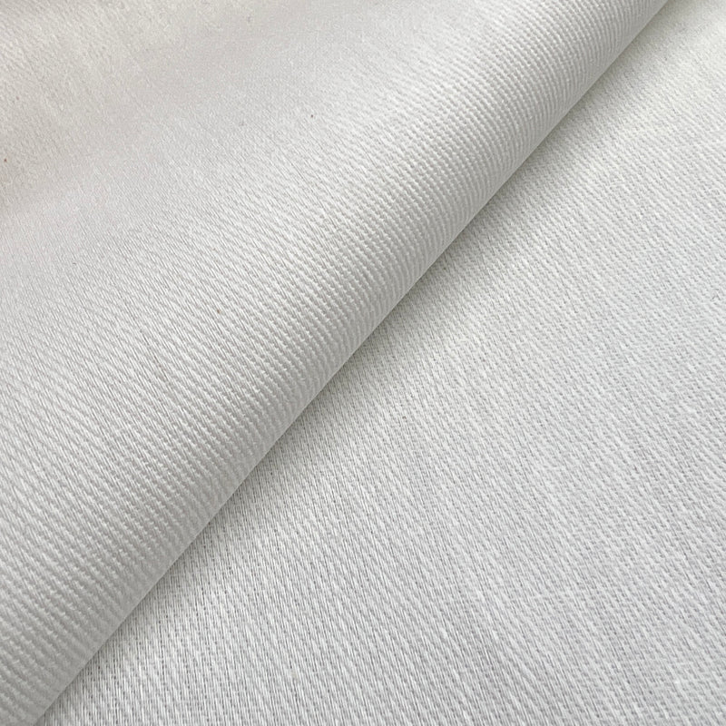 Lightweight Stiff Cotton Twill - 4.5 Ounce White | SKU 8038