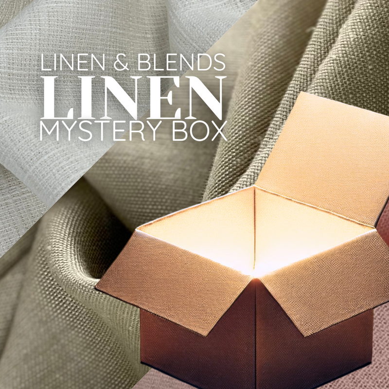 Linen & Linen Blends - Black, White & Natural | Mystery Box