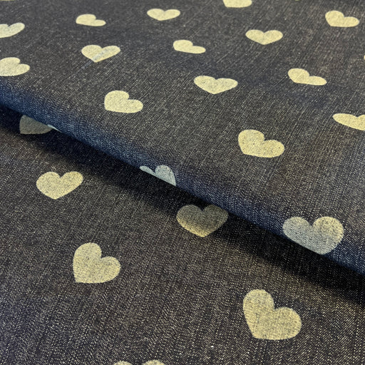 Love In The Air - Custom Laser Etched Denim - Medium Weight Dark Indigo