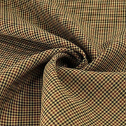 Micro Houndstooth Plaid Suiting - Mocha | SKU 7741 #U2