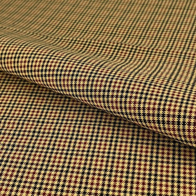 Micro Houndstooth Plaid Suiting - Mocha | SKU 7741 #U2