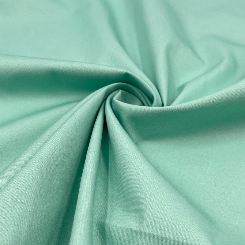 Mint Lightweight Cotton Poplin - 5.5 Ounce, 68" Wide