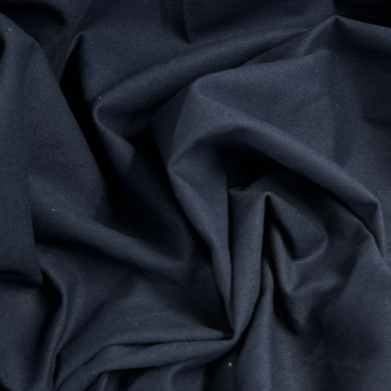 Navy - Fashion First 10 Ounce Bull Denim (Made in America) - 48" ROLL END