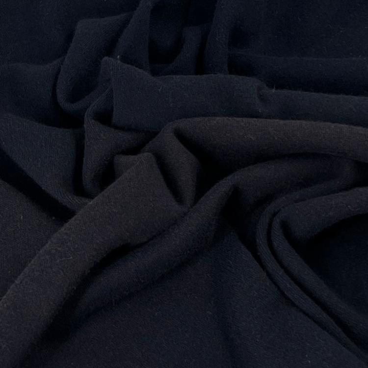 Navy Cotton/Acrylic Interlock - Made in North America