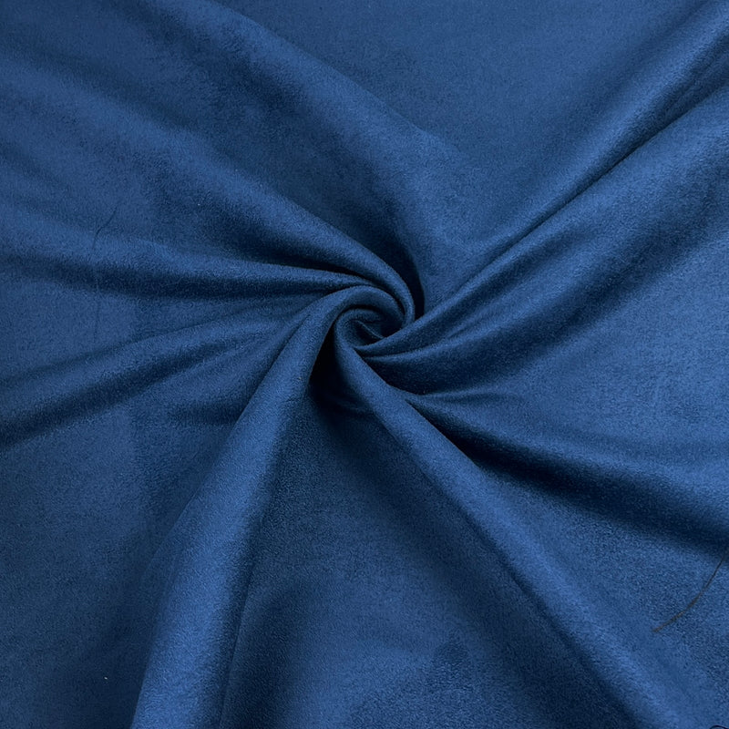 Navy Polyester Microsuede - 7 Ounce, 60" Wide - SKU 8146 #S73