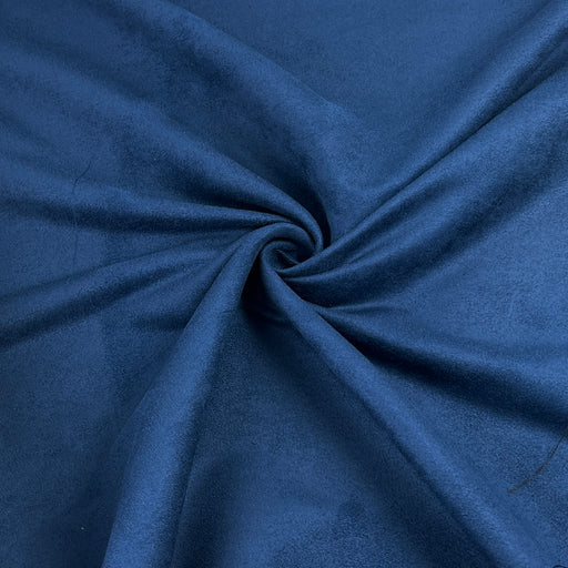 Navy Polyester Microsuede - 7 Ounce, 60" Wide - SKU 8146 #S73
