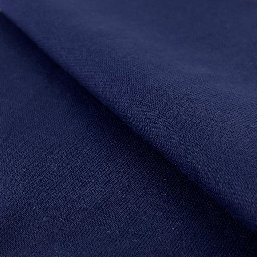 Navy Tubular Cuffing Rib Folded