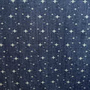 Night of Stars - Custom Laser Etched Denim - Medium Weight Dark Indigo