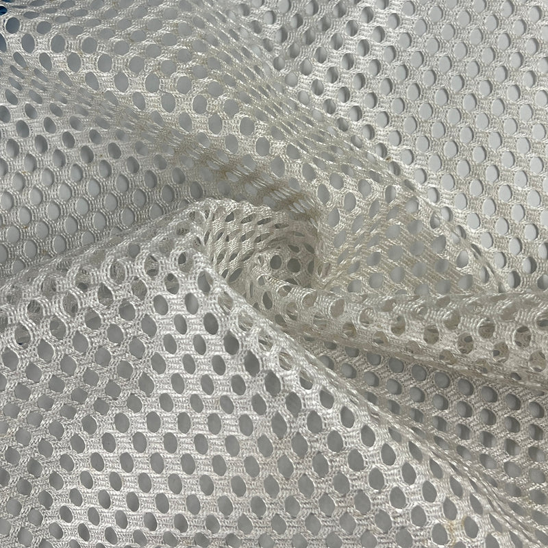 Nylon Athletic Knotless Netting - White | SKU 7813B #S139