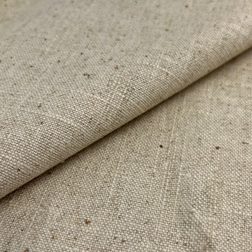 Oatmeal Natural Slub Duck Linen - 9oz, 55" Wide - SKU 8149