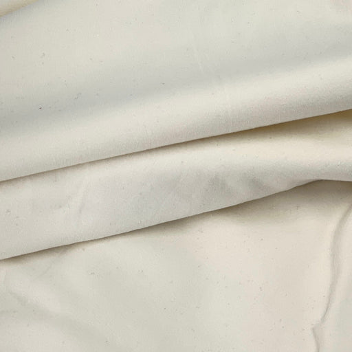 Off-White 14oz Cotton/Spandex Jersey - 72" Roll End