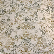Olive Gradient Floral Henna Print Rayon/Spandex Jersey - 72" Project Pieces