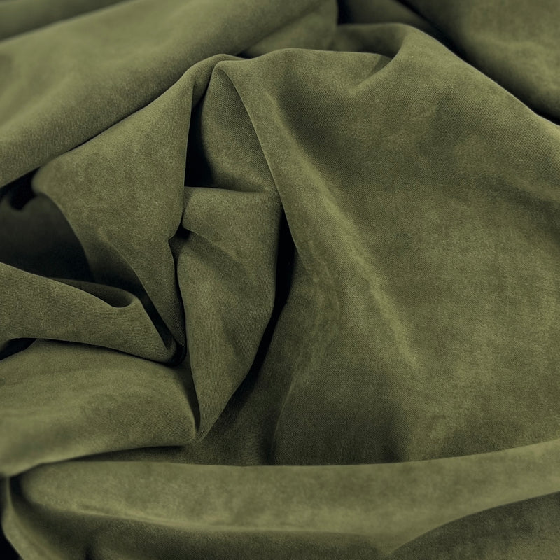 Olive | Stretch Spandex Moleskin - SKU 5297 #U70