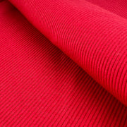 Open-Width Heavyweight Cuffing Rib - 2x2 Red | SKU 7902 #S192