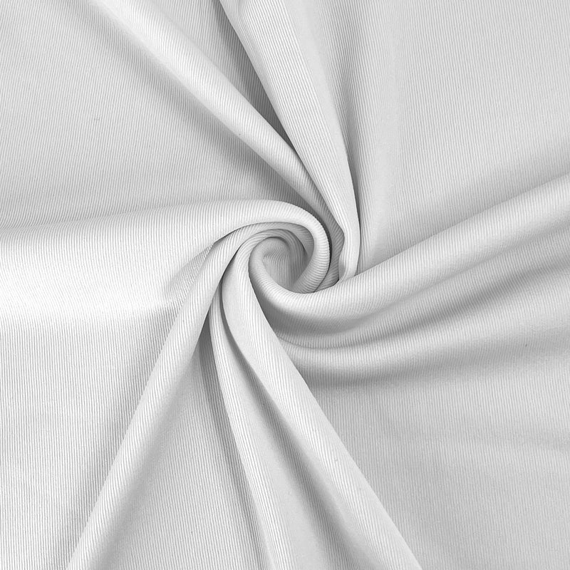 Optic White Polyester Rib - 26" Tubular