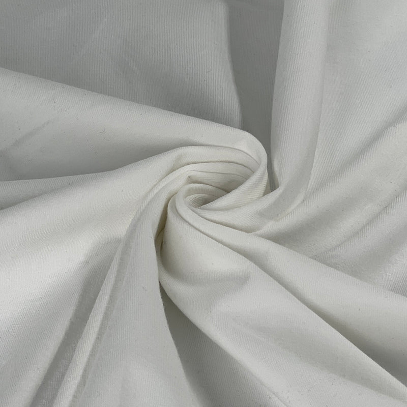 PFD White Jersey Knit - 12 Ounce Cotton/Spandex | 25-YARD LOT
