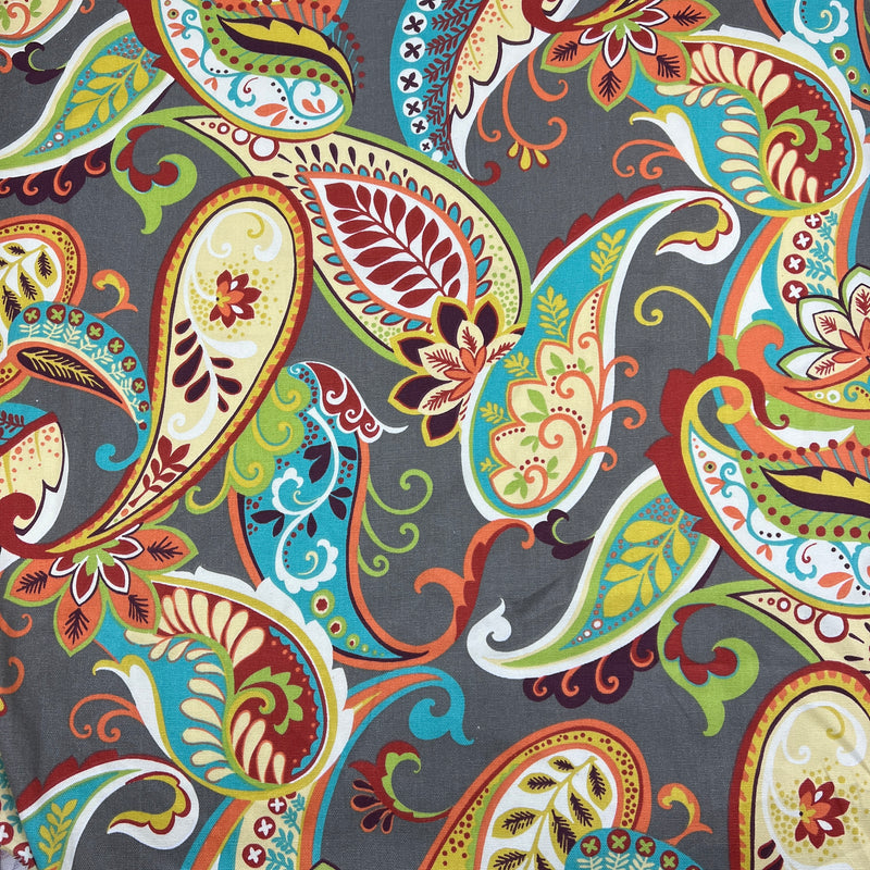 Paisley Deco Print by Covington Canvas - 100% Cotton, 45" Wide