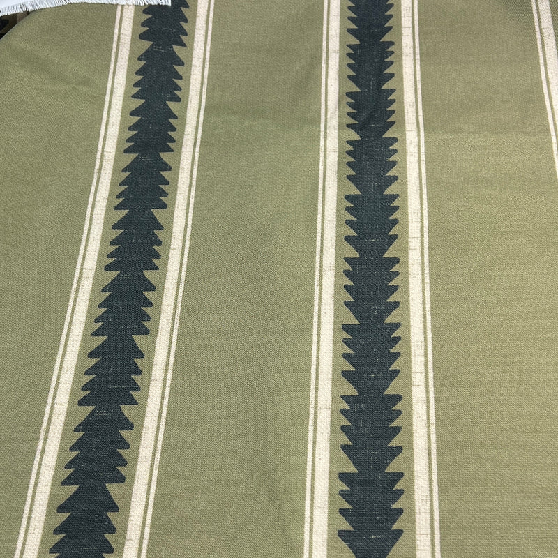 Pine Stripes - Crafted Comfort Upholstery - 104" Home Decor Remnant