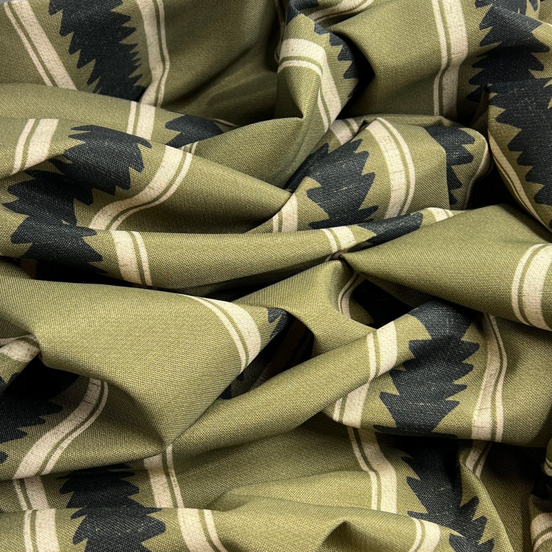 Pine Stripes - Crafted Comfort Upholstery - 104" Home Decor Remnant