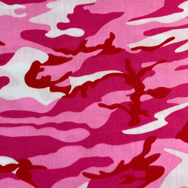 Pink | Army Camouflage Easycare WR Print - SKU 5824G #U17