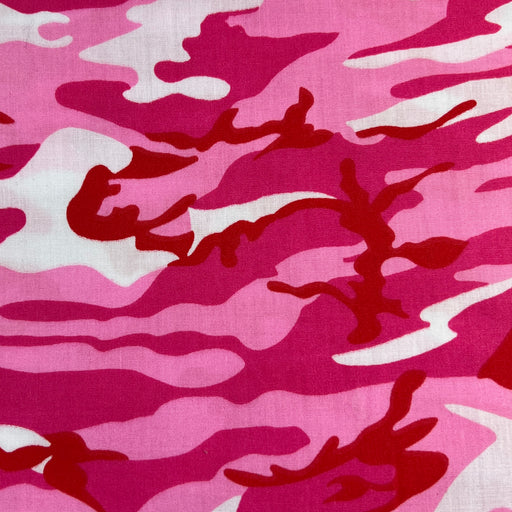 Pink | Army Camouflage Easycare WR Print - SKU 5824G #U17
