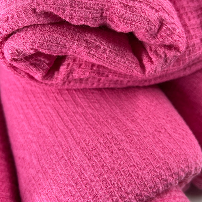 Pink Pucker Jersey Remnant Bundles Closeup