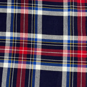 Plaids Cotton Twill-Weave Shirting - Navy & Royal | SKU 7890 #U103