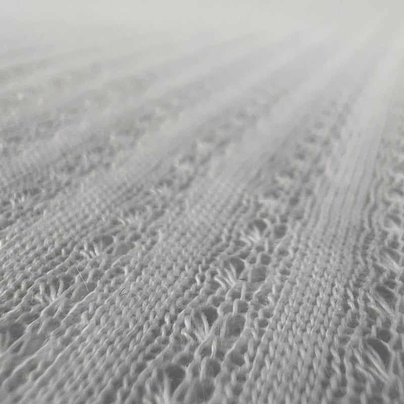 Macro Photo Closeup of Pointelle Stripe Jersey | SKU 7752 #U1