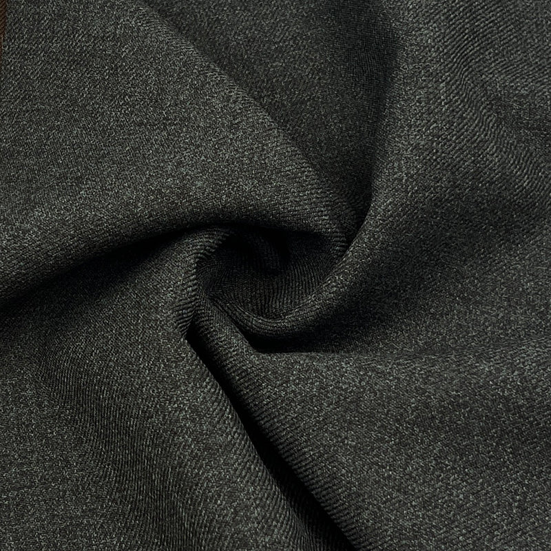 Polyester Blend Gaberdine (Made for Wrangler) - Black Heather | SKU 7980 #S83