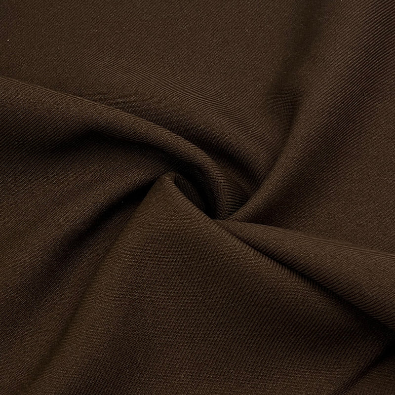 Close-up of brown fabric with visible texture