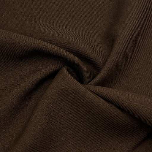 Close-up of brown fabric with visible texture