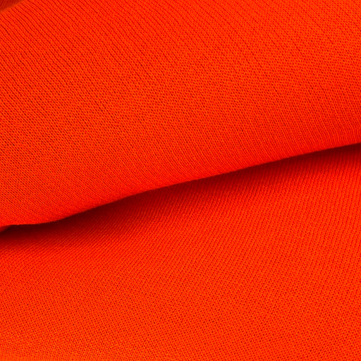Polyester Blend Sweatshirt Fleece - Safety Orange - Project Ready Pieces