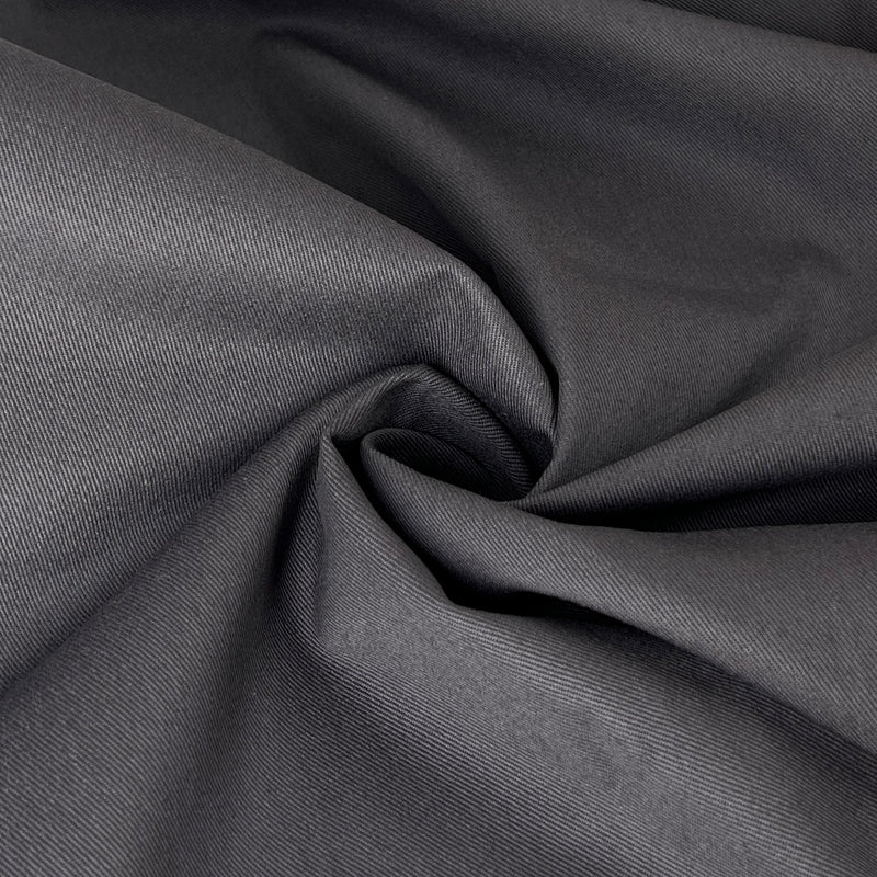 Polyester/Cotton 7.5 Ounce Twill (Made in America) - Charcoal | SKU 8031 #S12