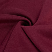 Polyester/Cotton Sweatshirt Fleece - Burgundy | 6624A #S83/95