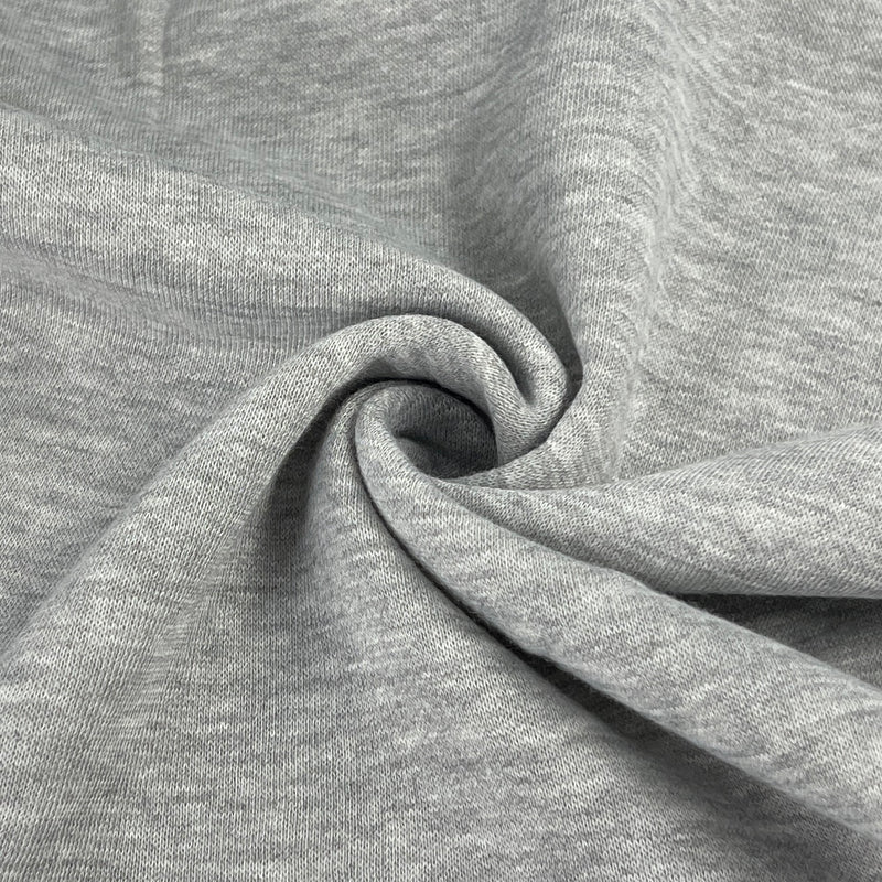 Polyester/Cotton Sweatshirt Fleece - Grey Heather | 6624A #S83/95