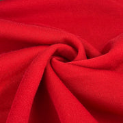 Polyester/Cotton Sweatshirt Fleece - Red | 6624B #S83/95