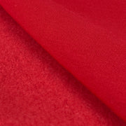 Polyester/Cotton Sweatshirt Fleece - Red | 6624B #S83/95