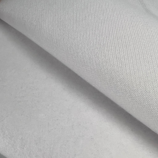 Polyester/Cotton Sweatshirt Fleece - White | 6624C #S83/95