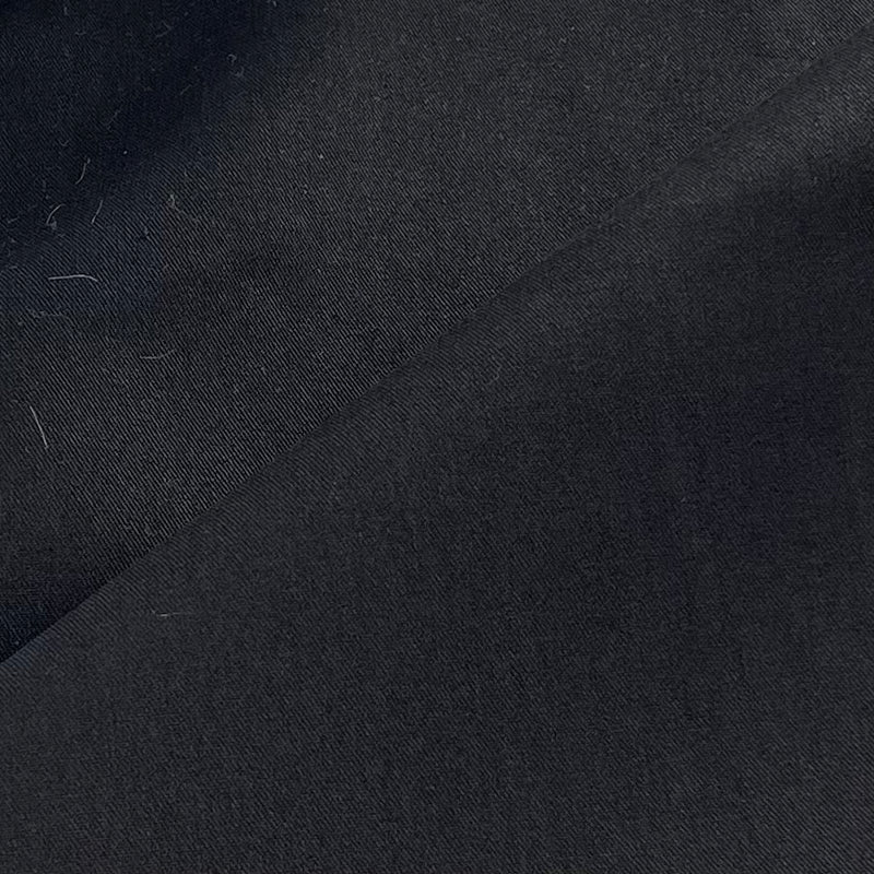 Polyester/Cotton Twill - 7.5 Ounce Black | 8025 #S47