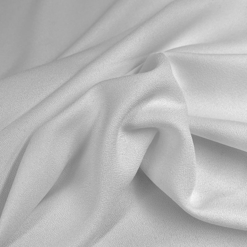 Polyester Crepe - White | SKU 7908 #U7