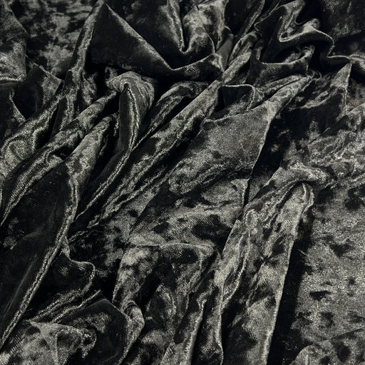 Close-up of dark textured fabric
