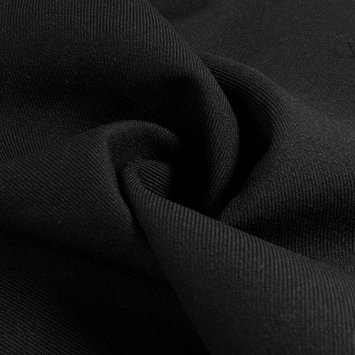 Polyester Heavyweight Gaberdine (Made for Wrangler) - Black | SKU 7980B #S/BW-42
