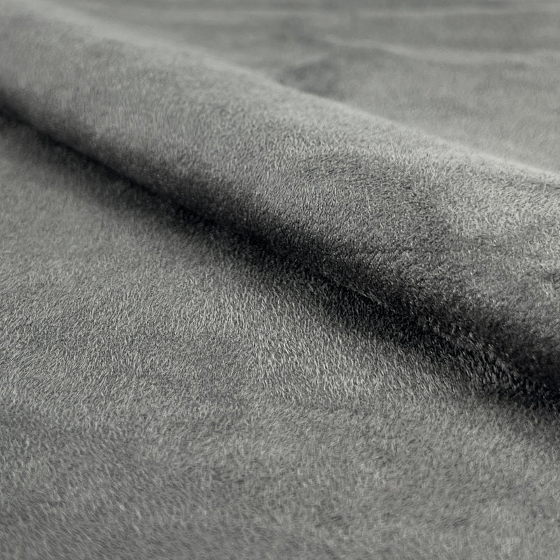 Polyester Microsuede - Charcoal | SKU 7826A #S205
