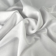 Polyester Stable-Knit Pique - White | 7945 #S139