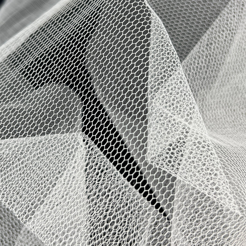Polyester Tulle - White | 7932 #U19