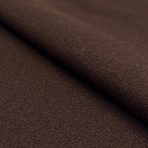 Close-up of brown textured fabric