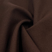 Close-up of brown fabric with a textured surface