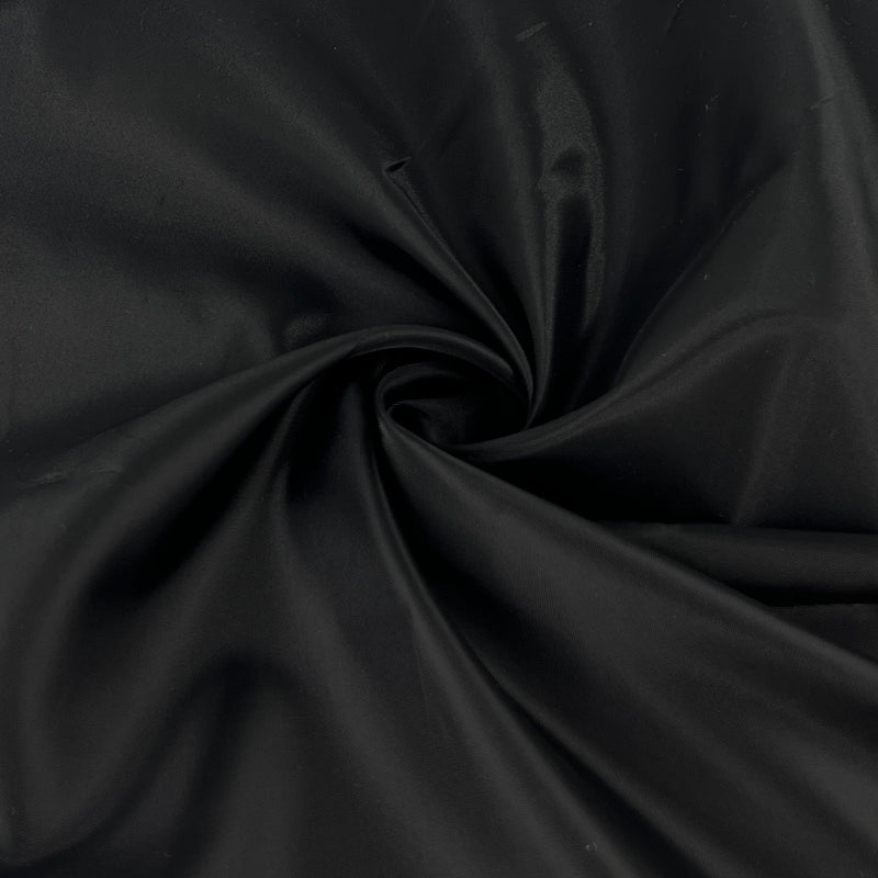 Polyester Woven Lining - Black | SKU 1058C #U170