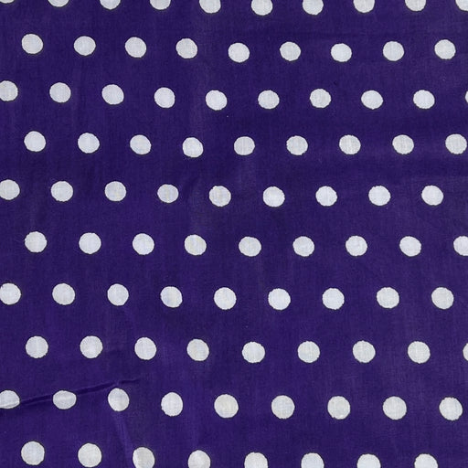 Purple Dotted Quilting Cotton