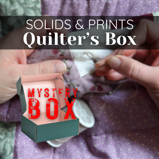 Quilter's Box | Coordinated Solids and Prints - Mystery Box